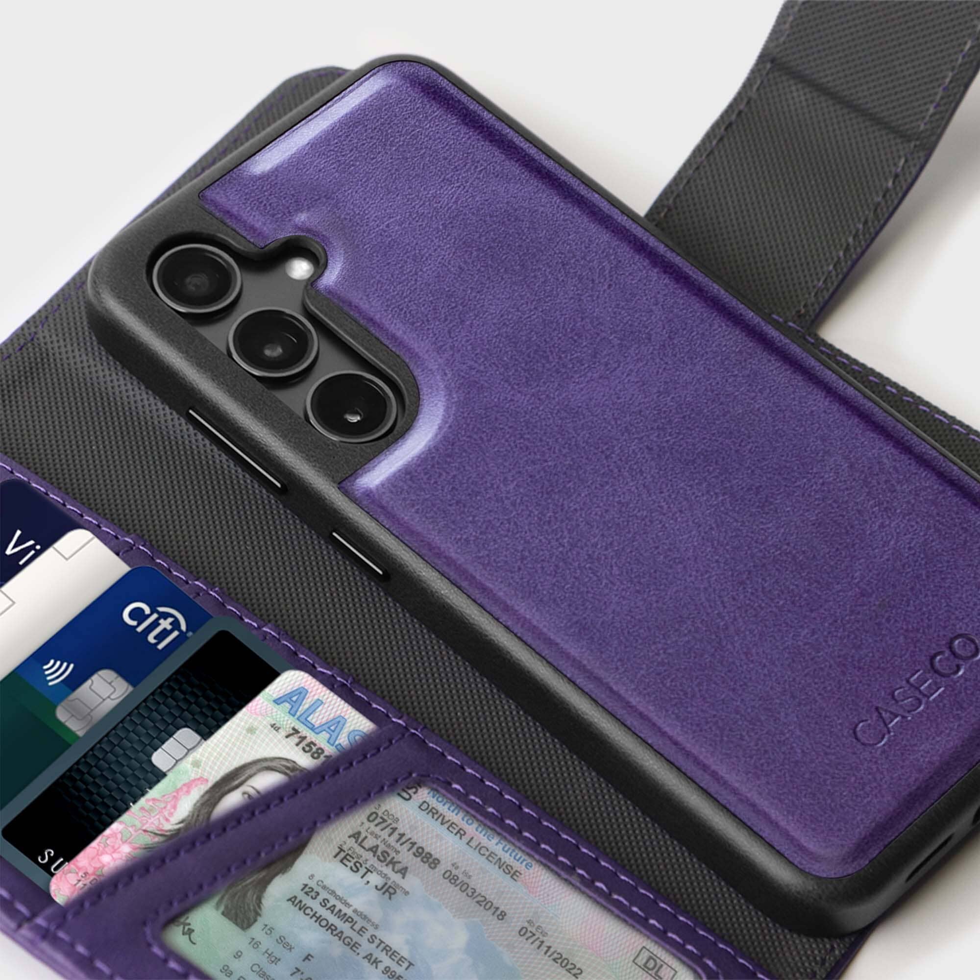 Samsung Galaxy S26 Leather Wallet Case With MagSafe | RFID Blocking + 5 Card Slots