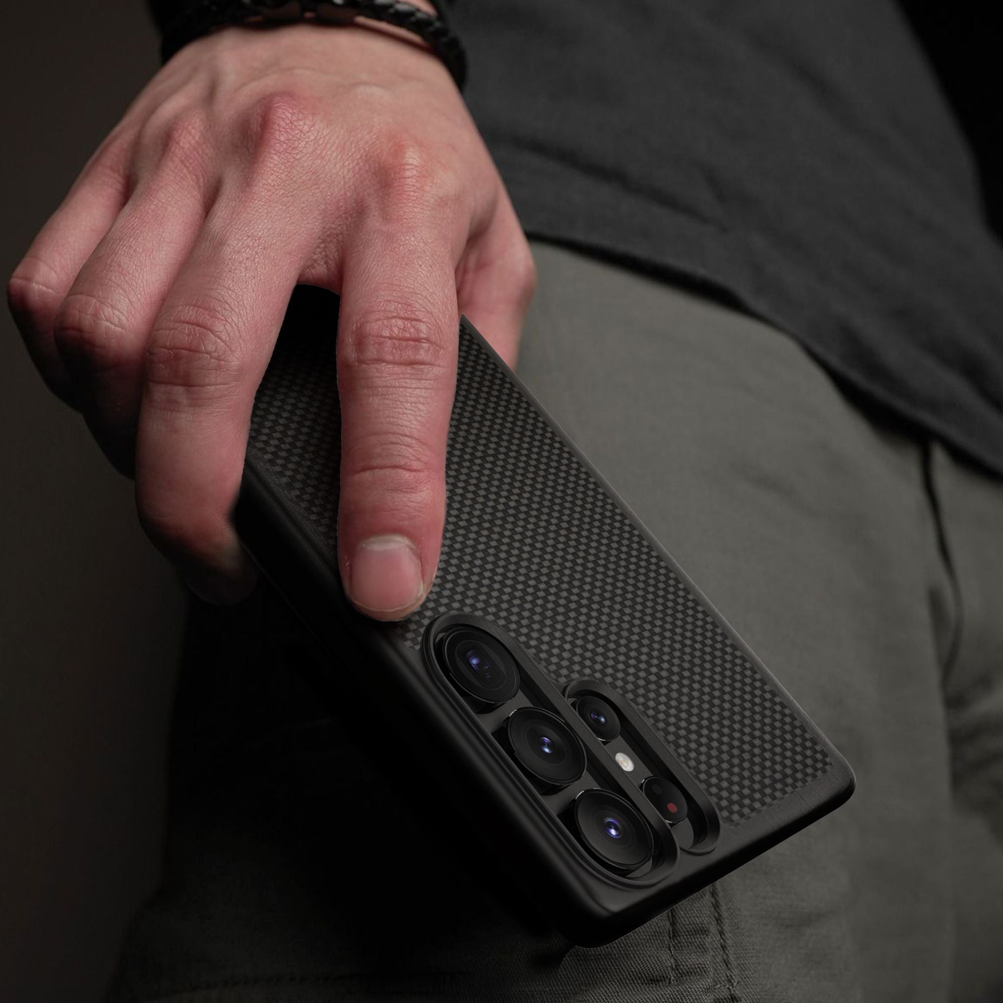 Samsung Galaxy S26 Ultra Aramid Fiber Weave Military-Grade Protective Case