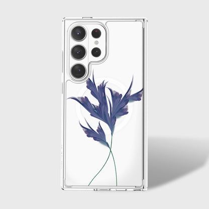 Samsung Galaxy S26 Ultra Clear Design Case - Indigo Whisper