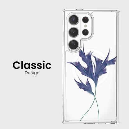 Samsung Galaxy S26 Ultra Clear Design Case - Indigo Whisper