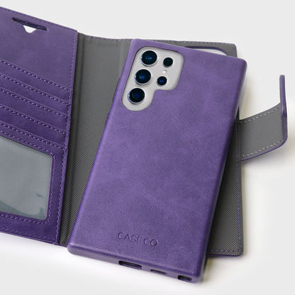 Samsung Galaxy S26 Ultra Leather Wallet Case With MagSafe | RFID Blocking + 5 Card Slots