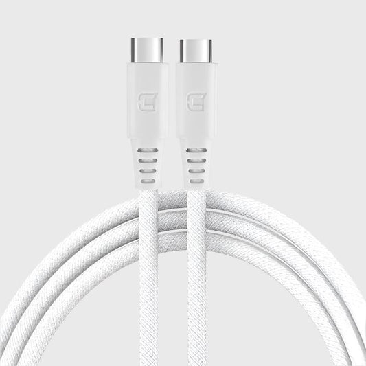 100W USB-C to USB-C Charge Cable (2M) - Pastel White