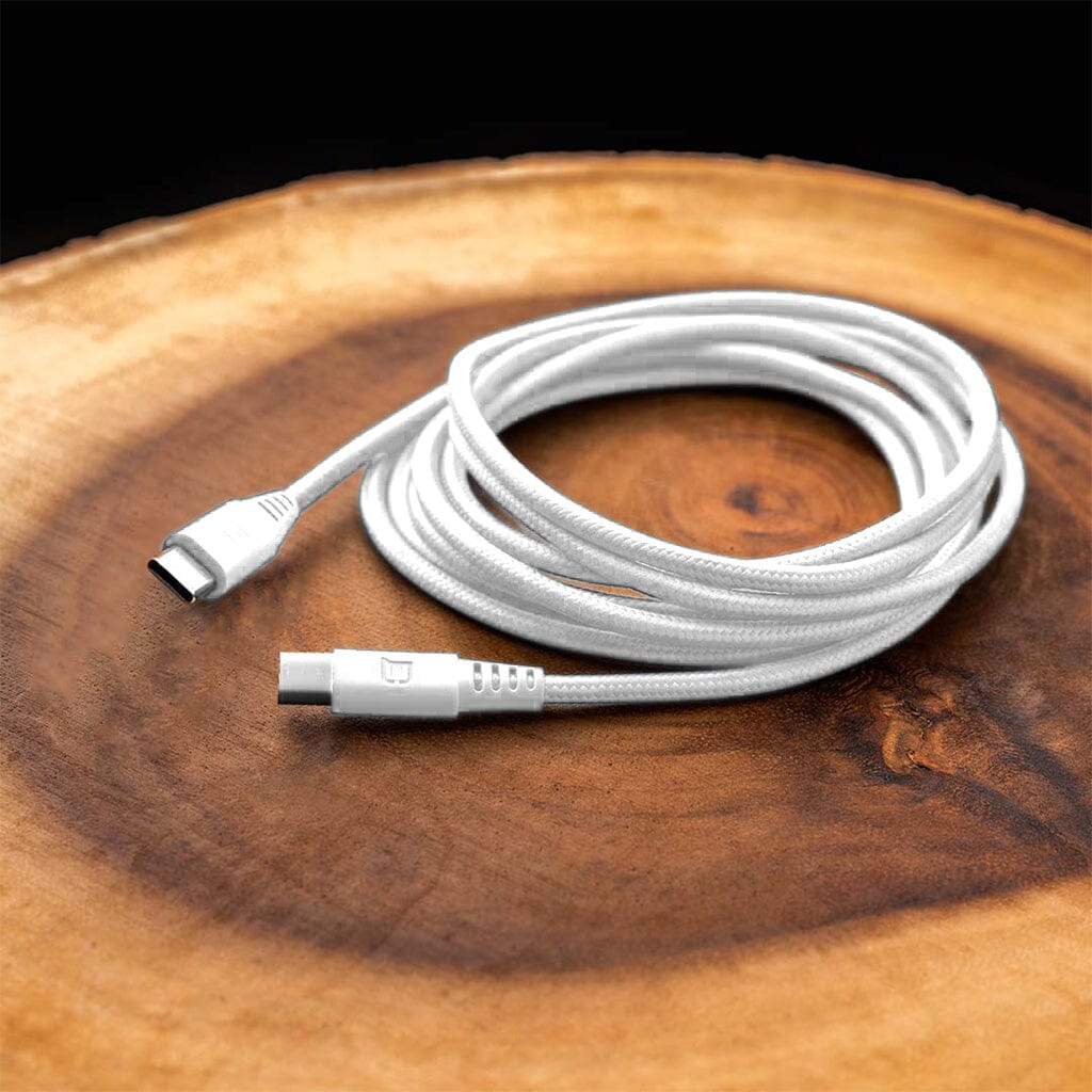 100W USB-C to USB-C Charge Cable (2M) - Pastel White