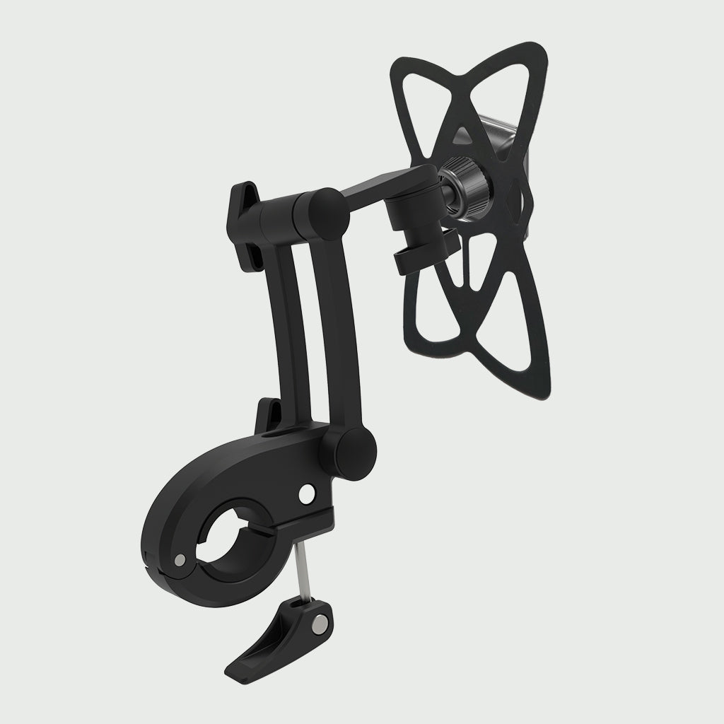 phone holder for bikes - rear view