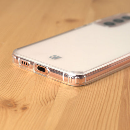 s22 clear case - edge & charger hole