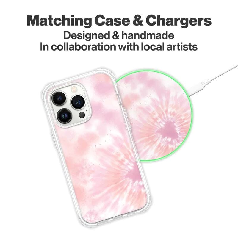 Pink Tie Dye - Wireless Charging Pad