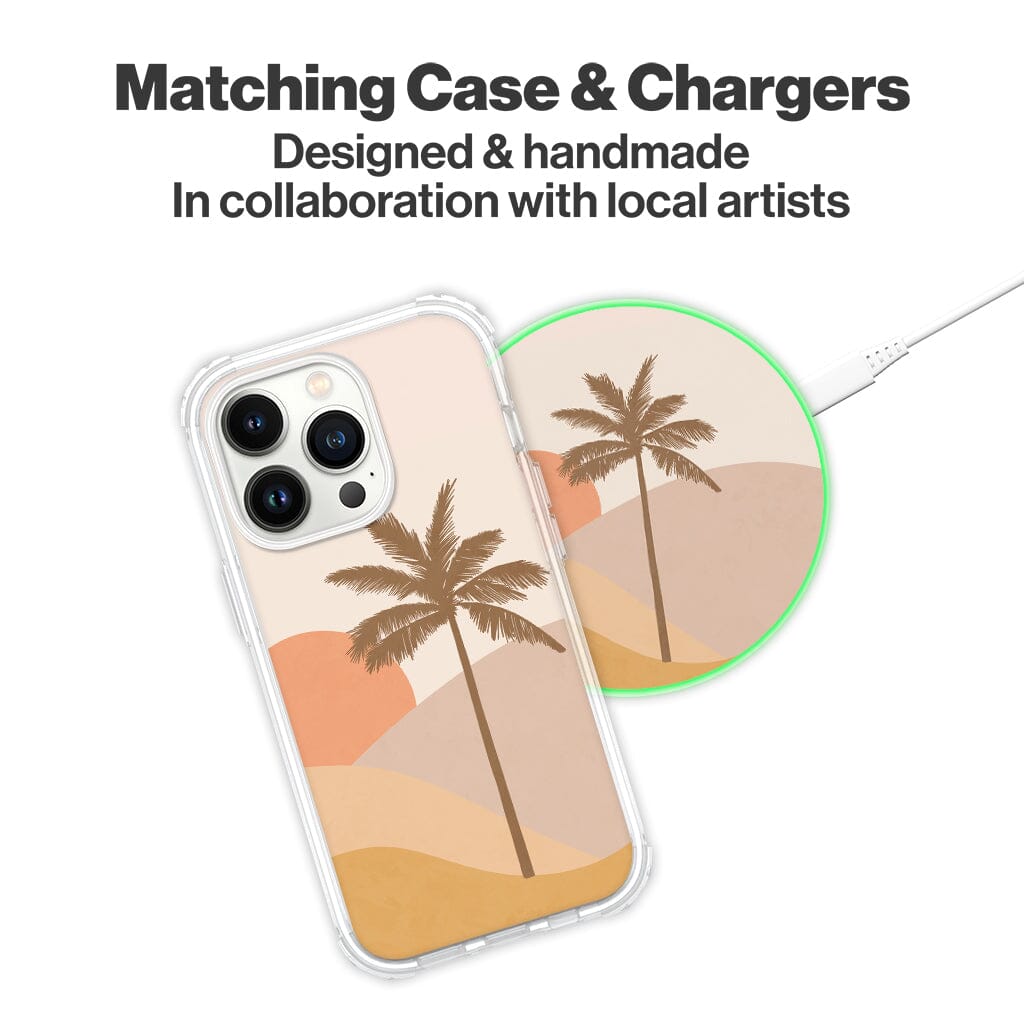 Orange Leaf Design - Wireless Charging Pad