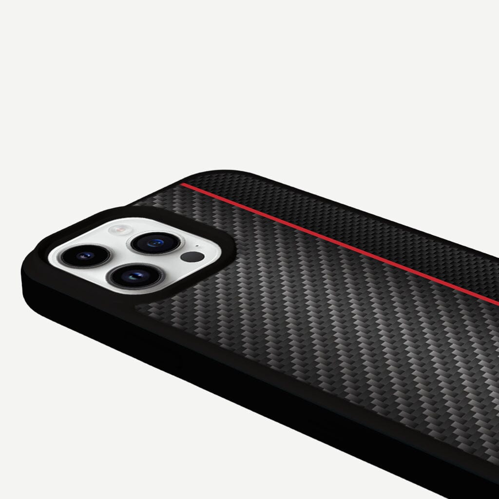 Case iPhone 13 Pro Max Flexible Texture Carbon Fiber